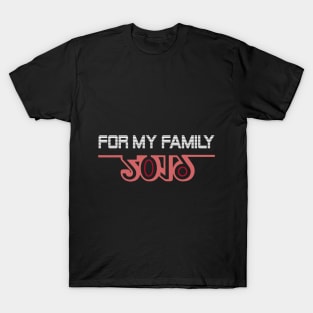 Happy New Year 2019 With My Family T Shirt T-Shirt